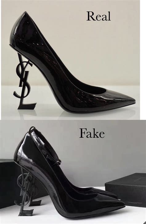 spot fake ysl shoes|ysl tribute heel slippery.